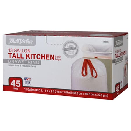 Berry Plastics True Value 13 Gallon Kitchen Bag, 45PK BE577723